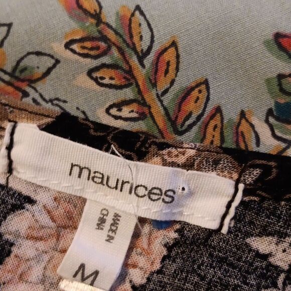 Maurices Dark Floral Midi Dress - Picture 9 of 13